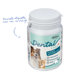 Détartrage naturel des dents, un anti-tartre naturel pour chien et chat appelé Plaque Destructor - BIO